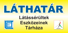 A képen a Láthatár bolt logója látható