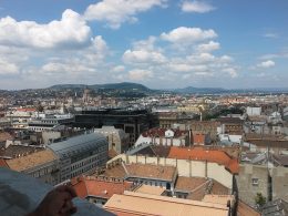 Budapest panorámája a Bazilika kilátójából