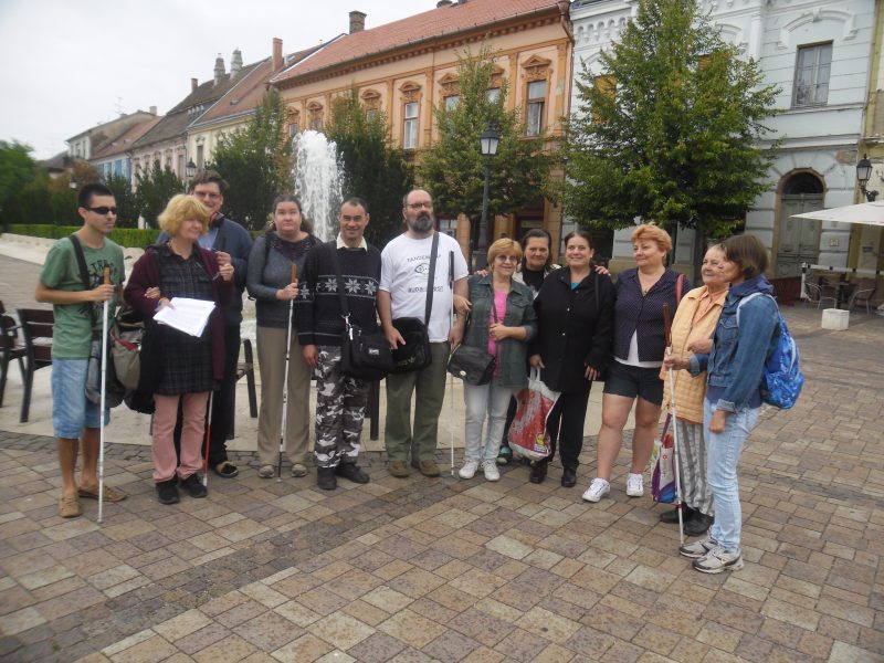 A képen a csoportunk tagjai láthatóak